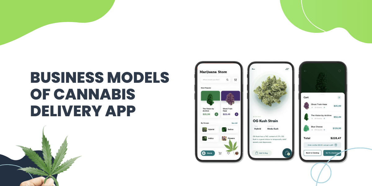 cannabis delivery app business models
