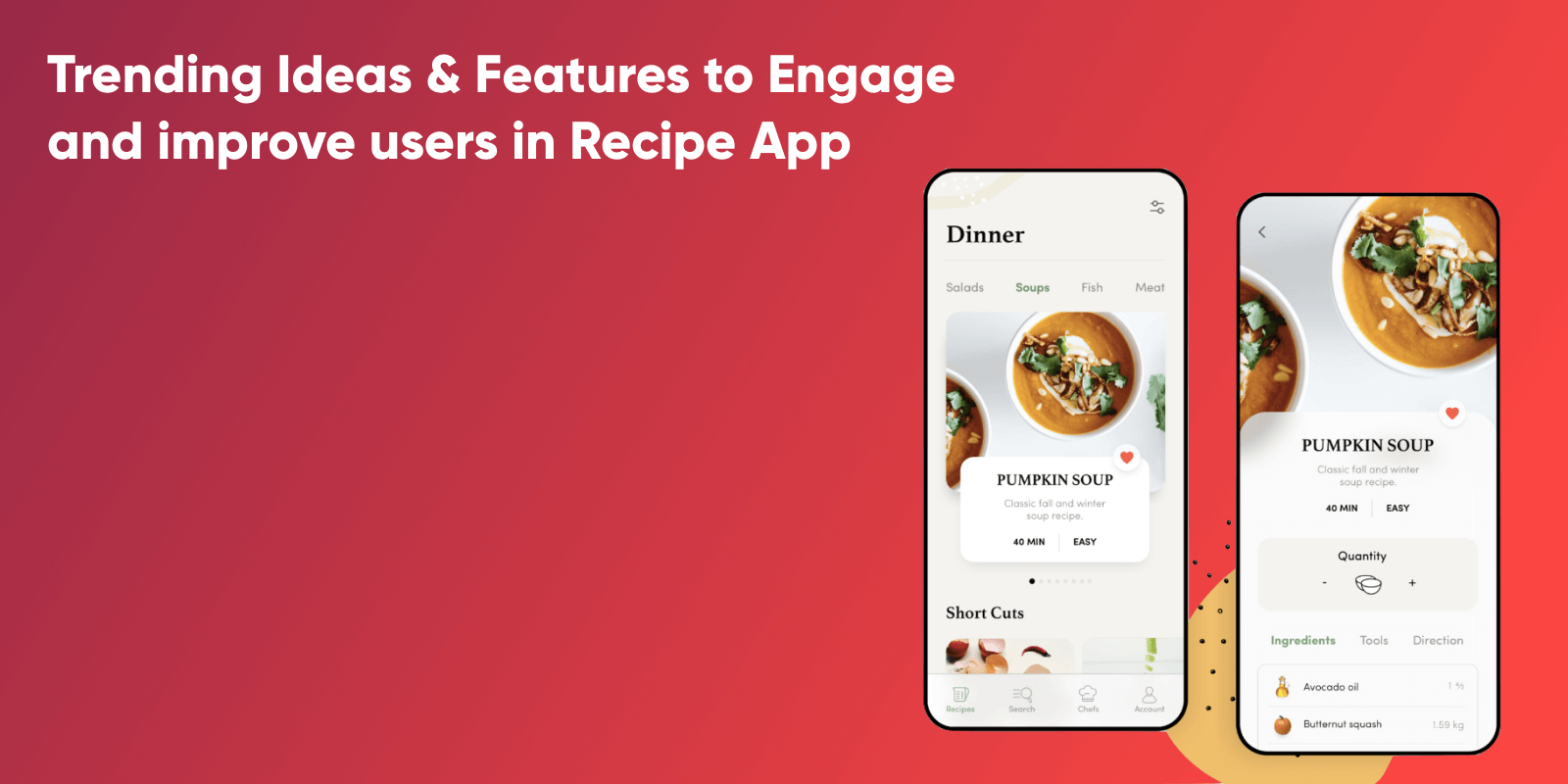 Features Ideas for Food Recipe App