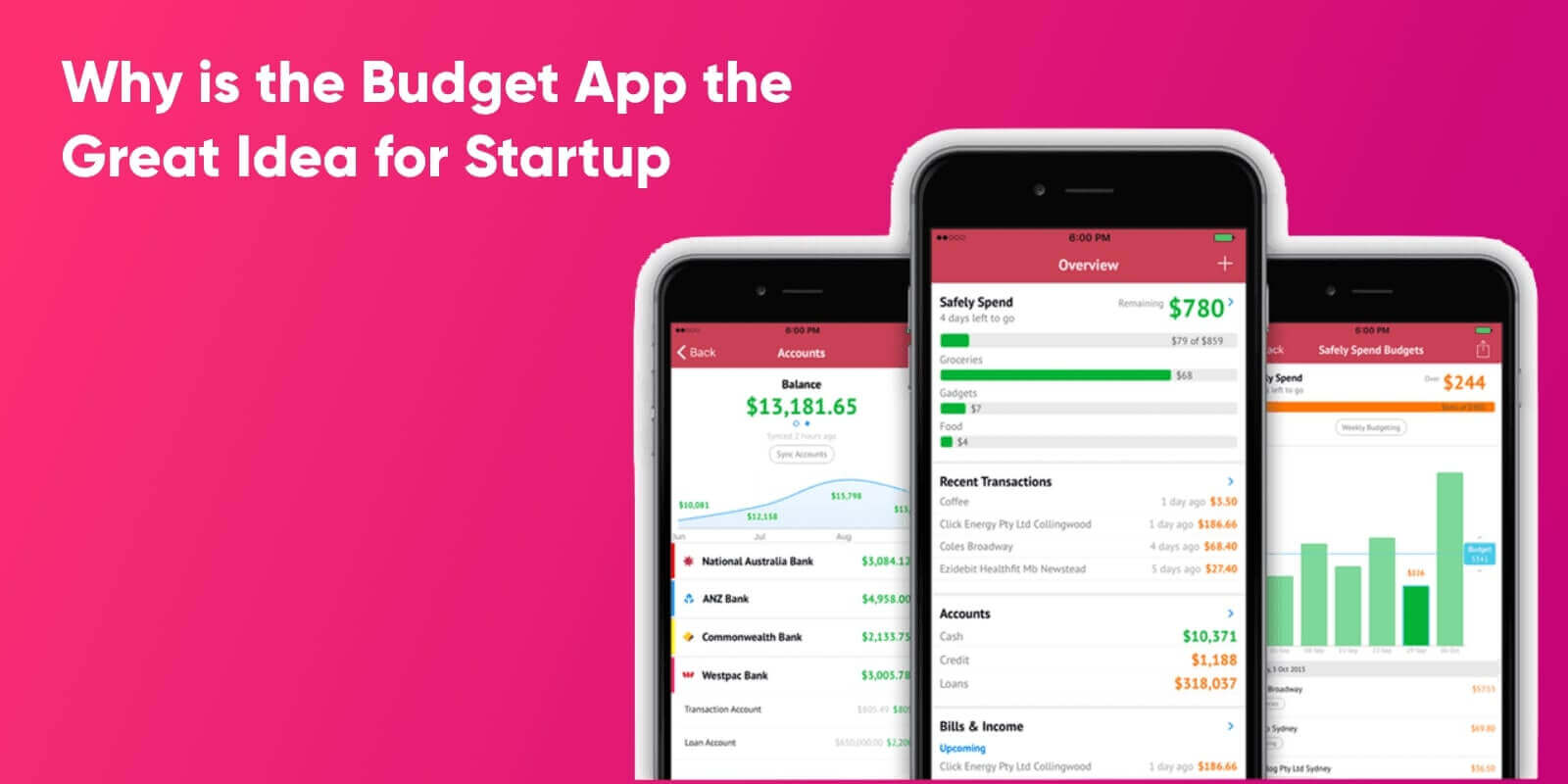 Finance budget app idea