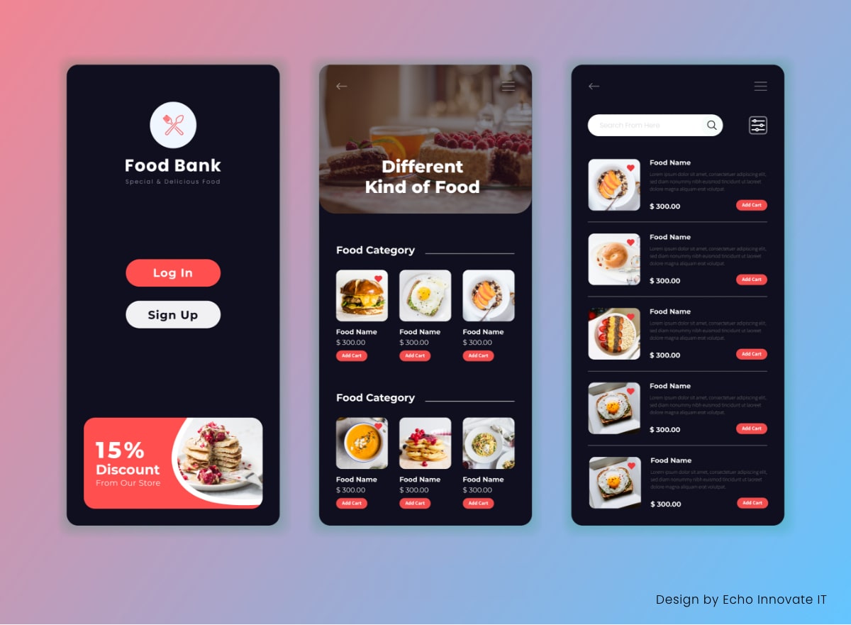 digital menu design for restaurant