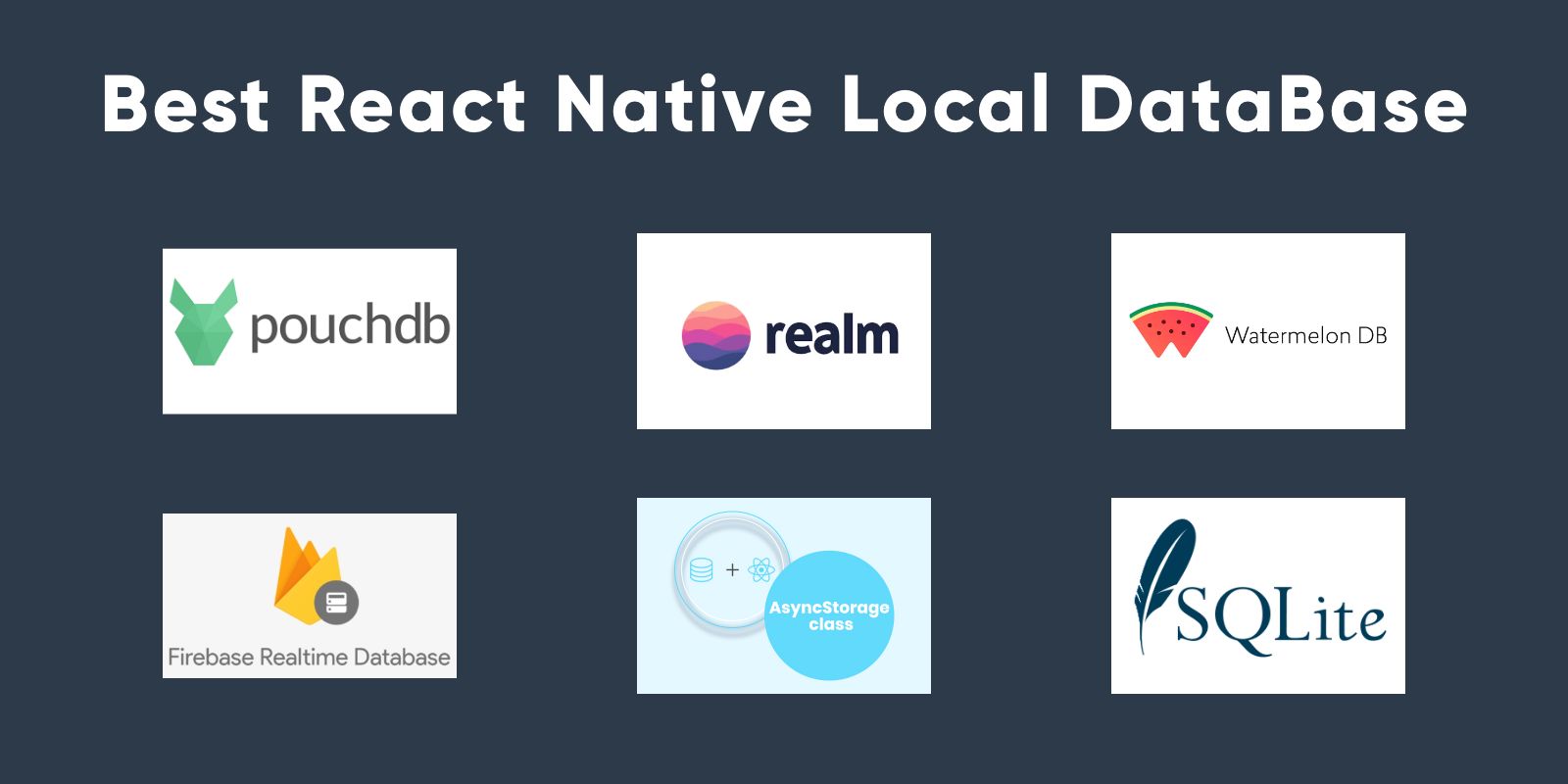 best react native local database