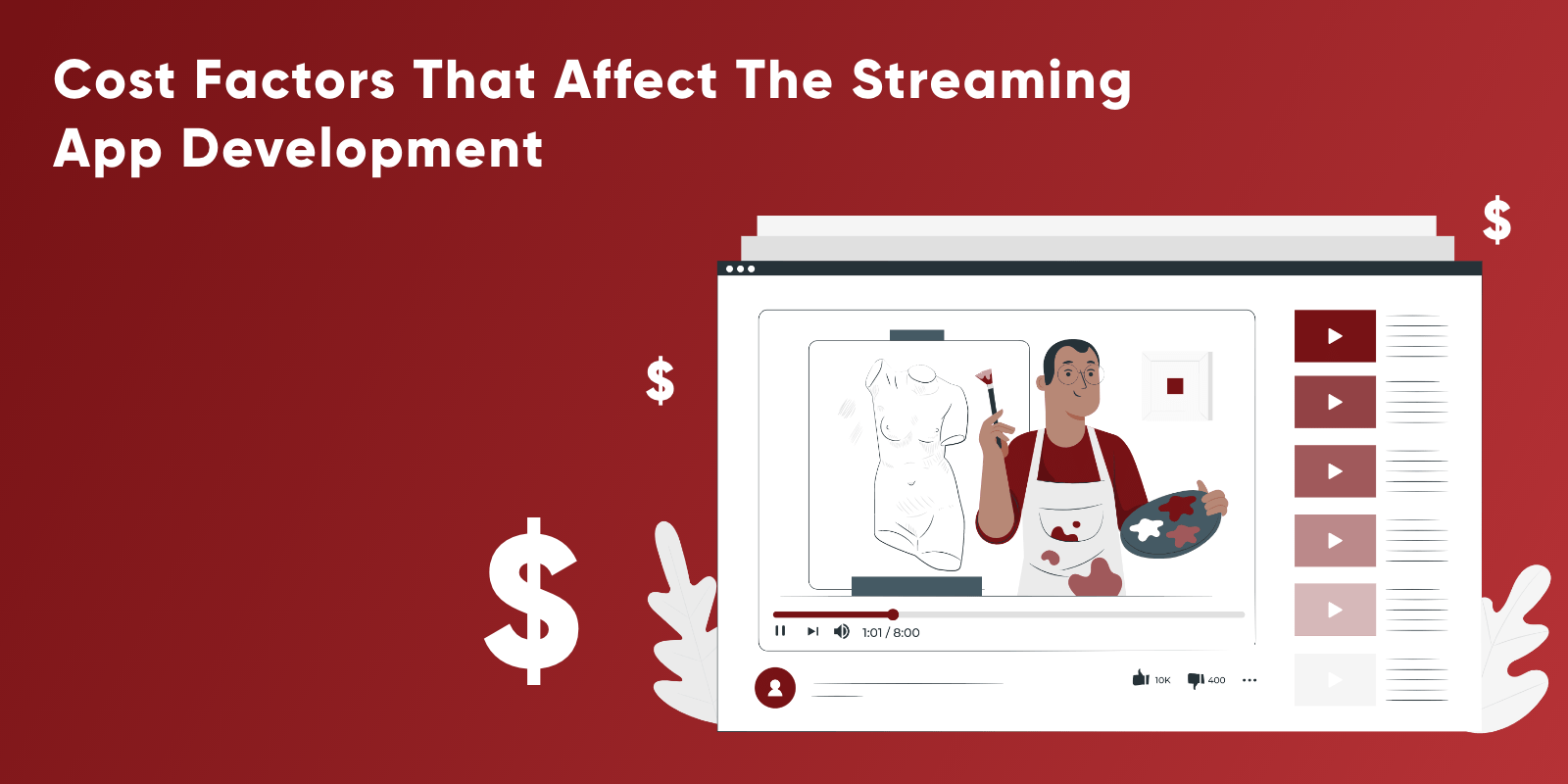 cost of video streaming app development