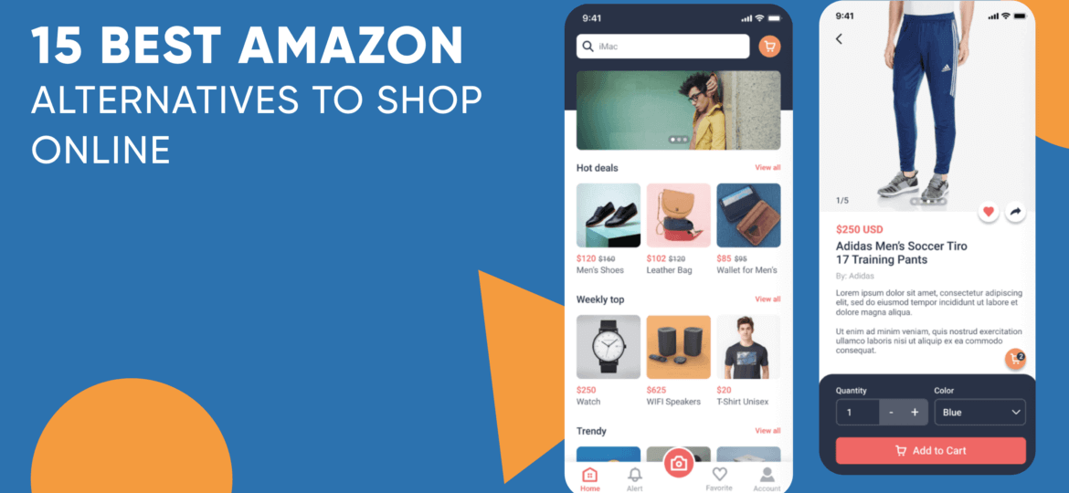 Best 15 Amazon Alternatives to Shop Online, Best Deals, Worldwide Shipping