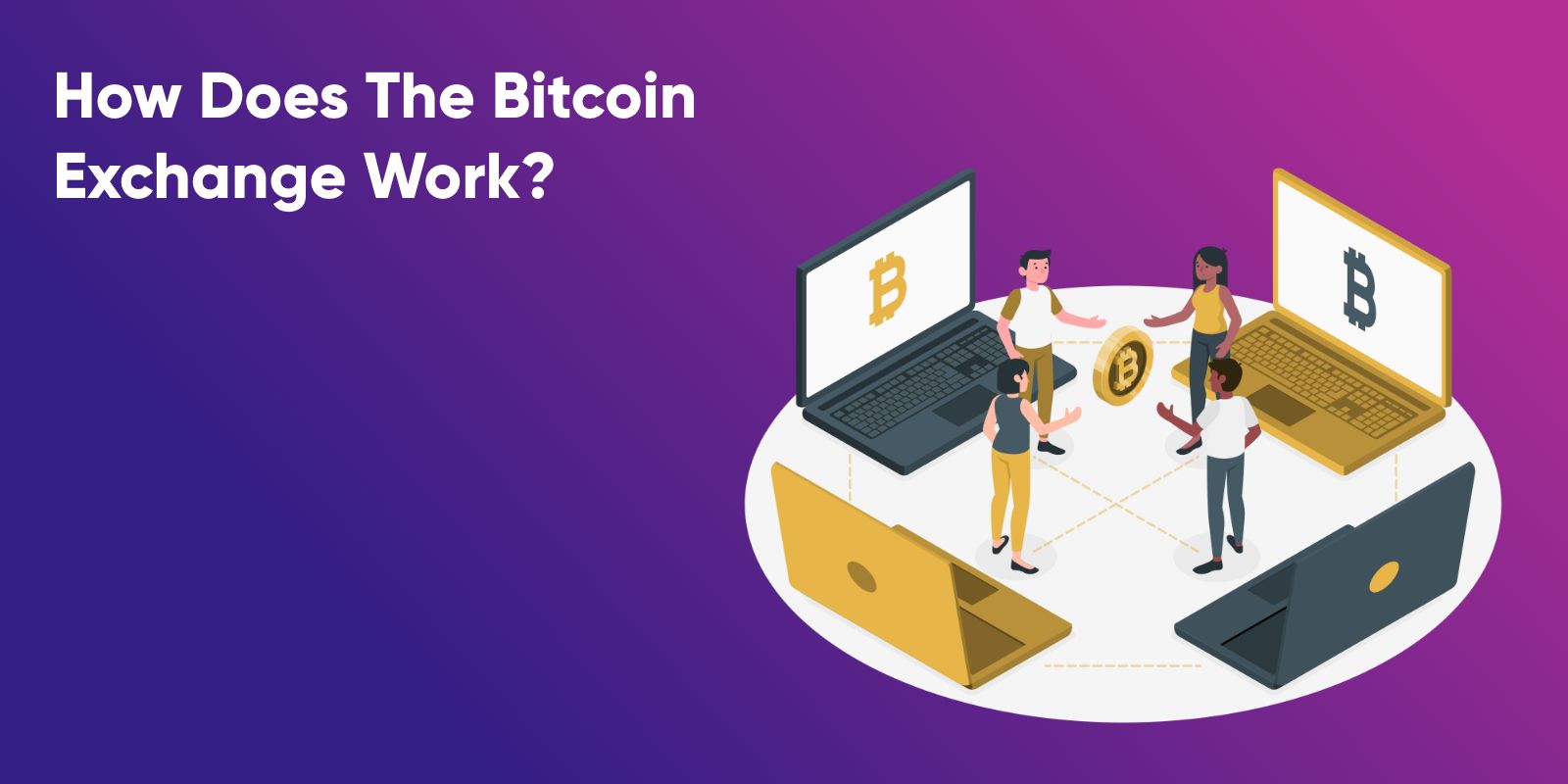 how does bitcoin exchange app works