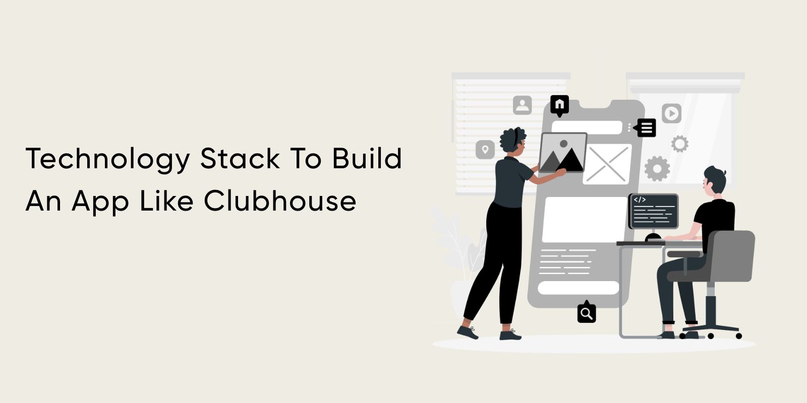 tech stacks for app development like clubhouse