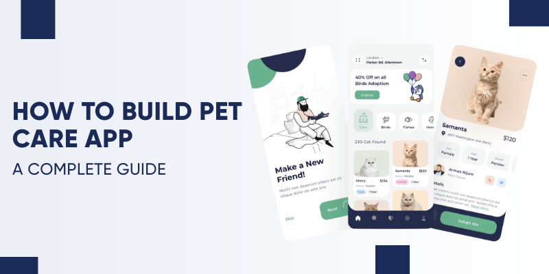 how to build pet care app