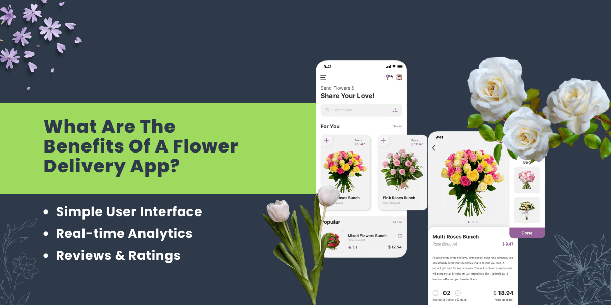 benefits of a flower delivery app