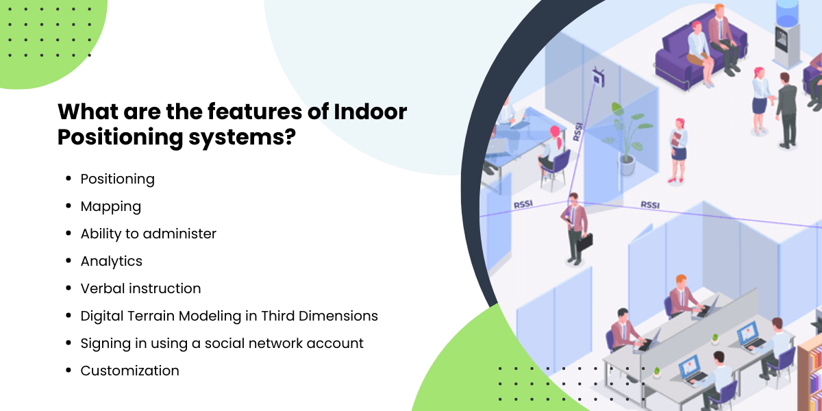 features of indoor positioning systems