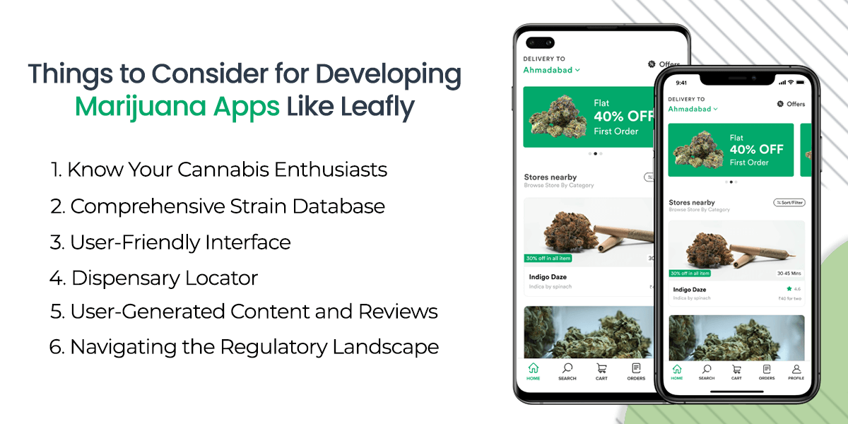 Things to Consider for Developing Marijuana Apps Like Leafly