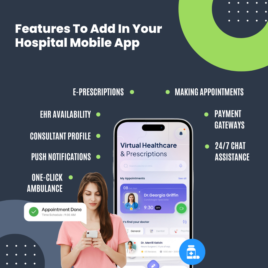 Features To Add In Your Hospital Mobile App