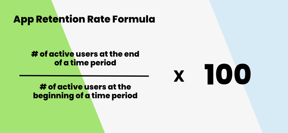 App Retention Rate Formula