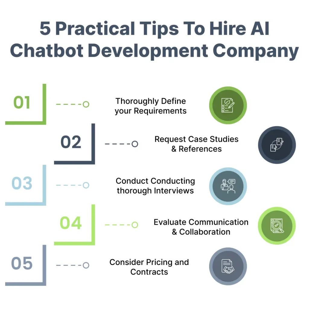 Practical Tips To Hire AI Chatbot Development Company